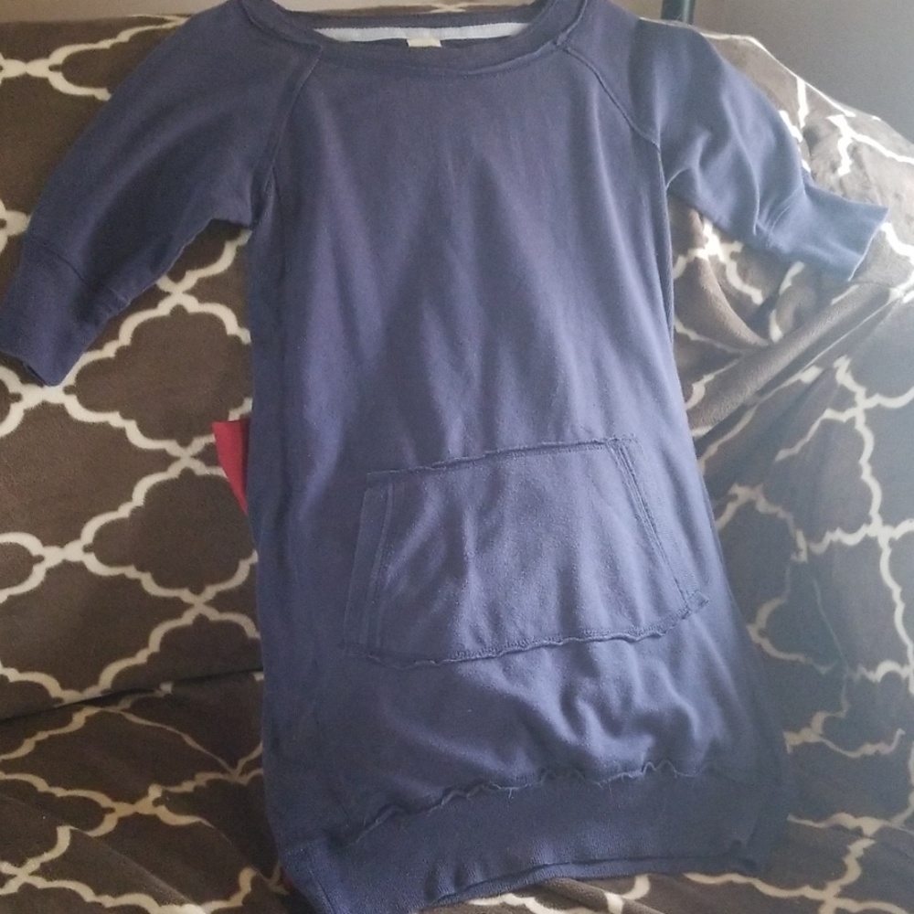 Sweatshirt style tunic top